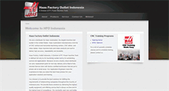 Desktop Screenshot of haasindonesia.com